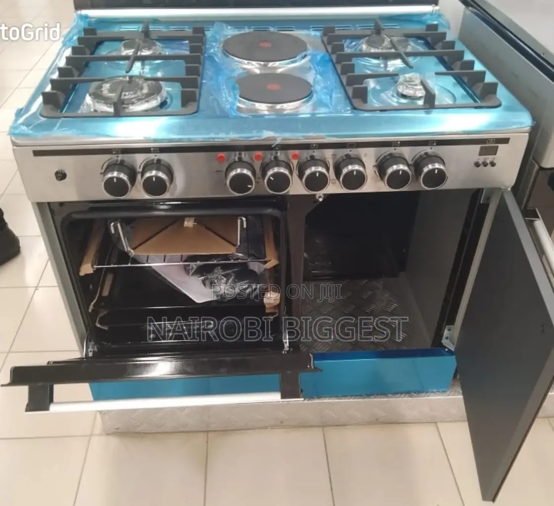 Haier Cooker 4 Gas + 2 Electric 60x90 With Gas Cylinder Sid