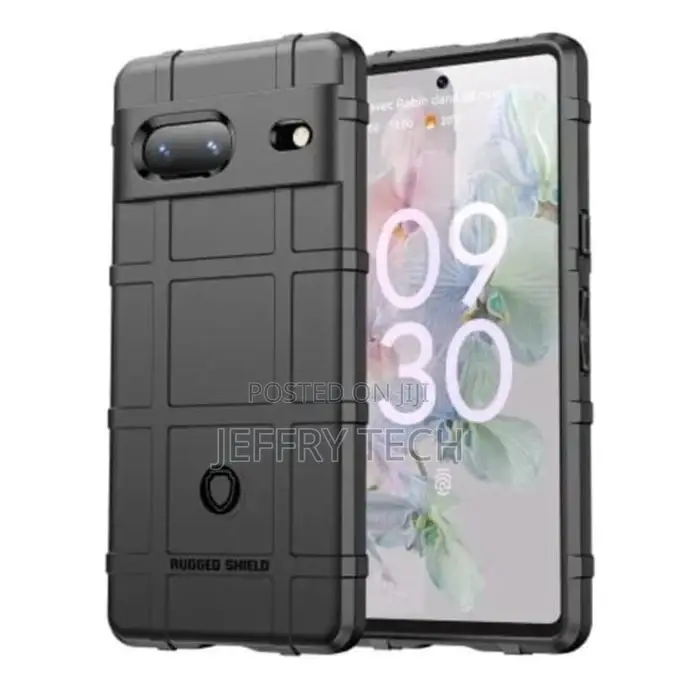 Google Pixel 7 Rugged Protective Back Case - Black
