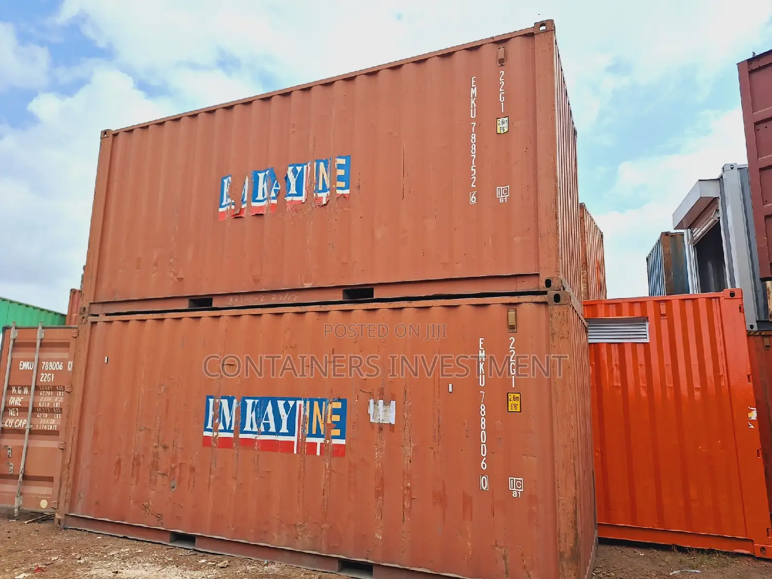 20ft Empty Containers- Afordable and Convinient.
