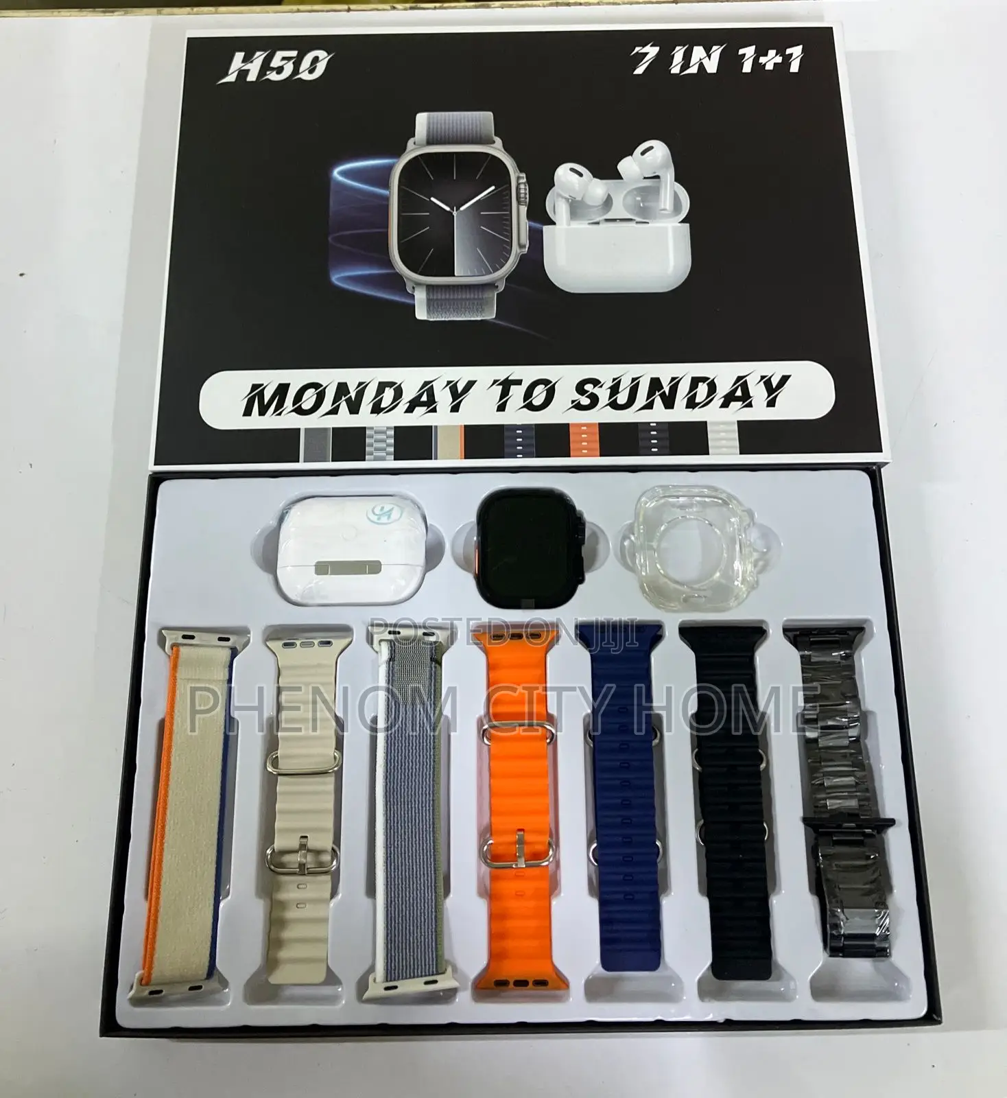 Smart Watch With Wireless Earphones
