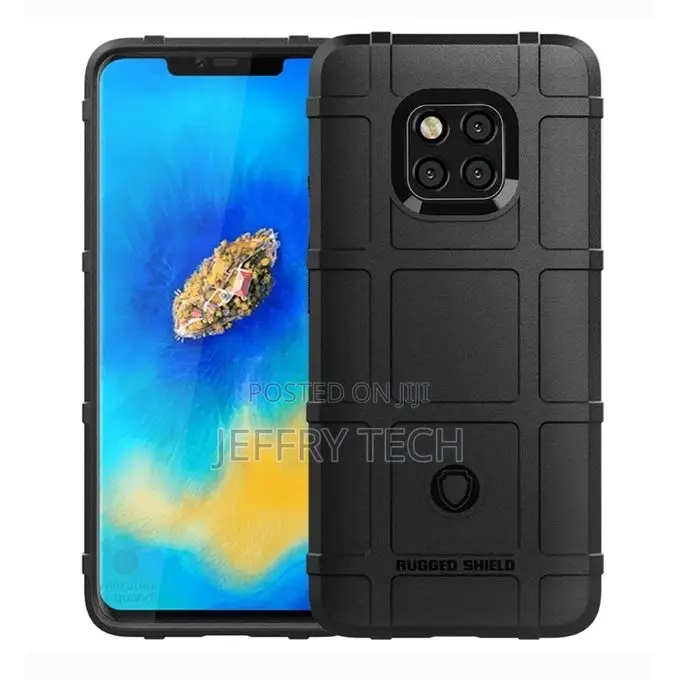 Huawei Mate 30 Pro Armor Protective Back Case - Black
