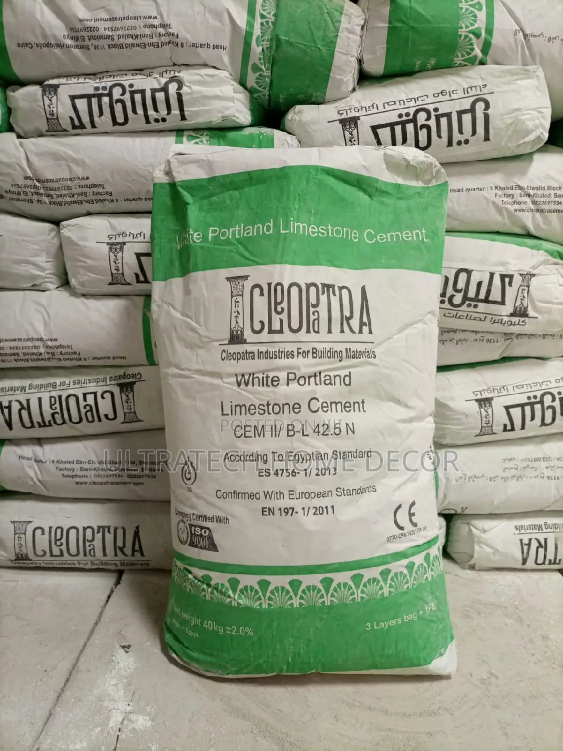 Cleopatra 42.5, White Cement