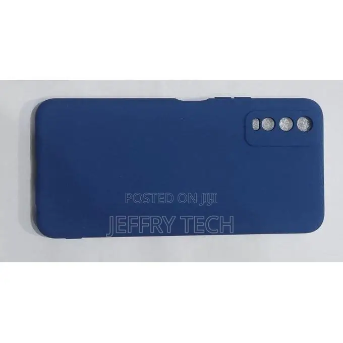 Silicon Protective Back Case for Vivo Y12s - Blue