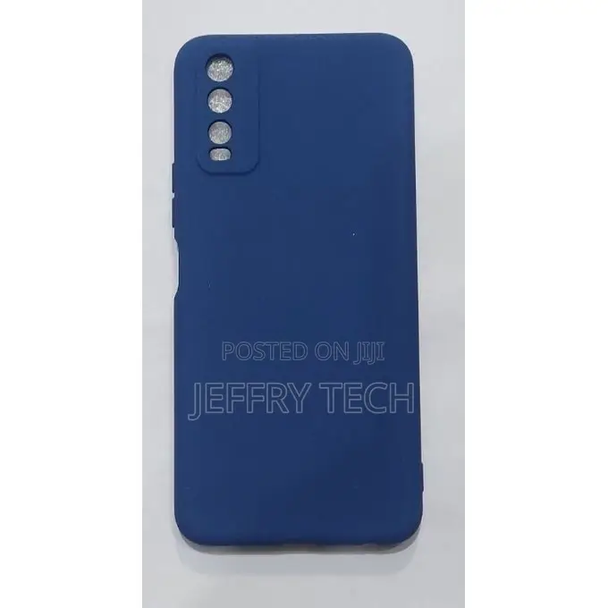 Silicon Protective Back Case for Vivo Y12s - Blue