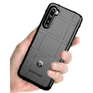 Rugged Shield Back Case for Oneplus Nord - Black