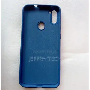 Silicon Back Case For Samsung M11 Blue