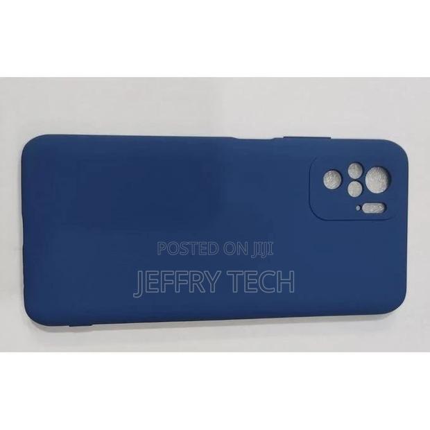 Redmi Note 10 (2021) Silicon Back Cover - Blue - thumbnail 2