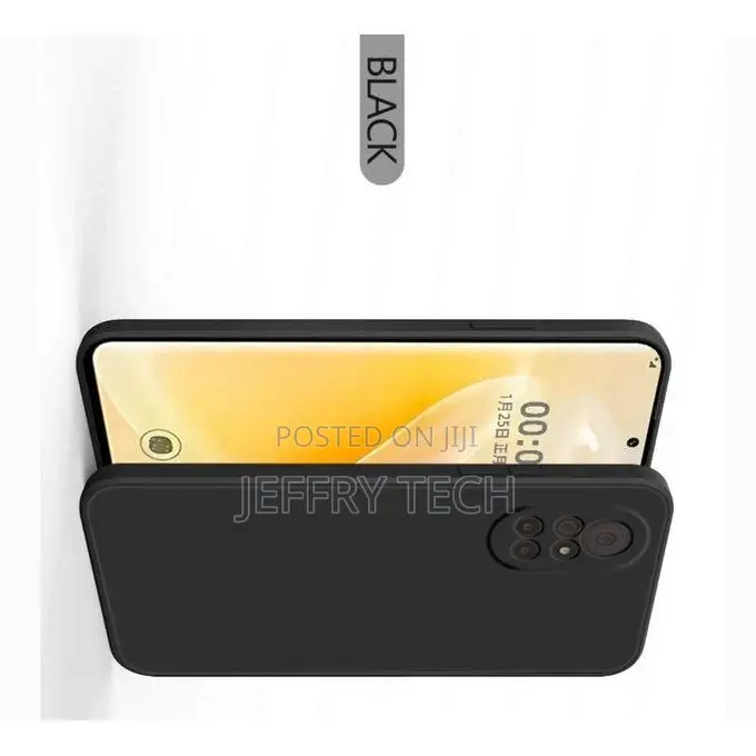 Silicon Back Case for Huawei Nova 8 - Black