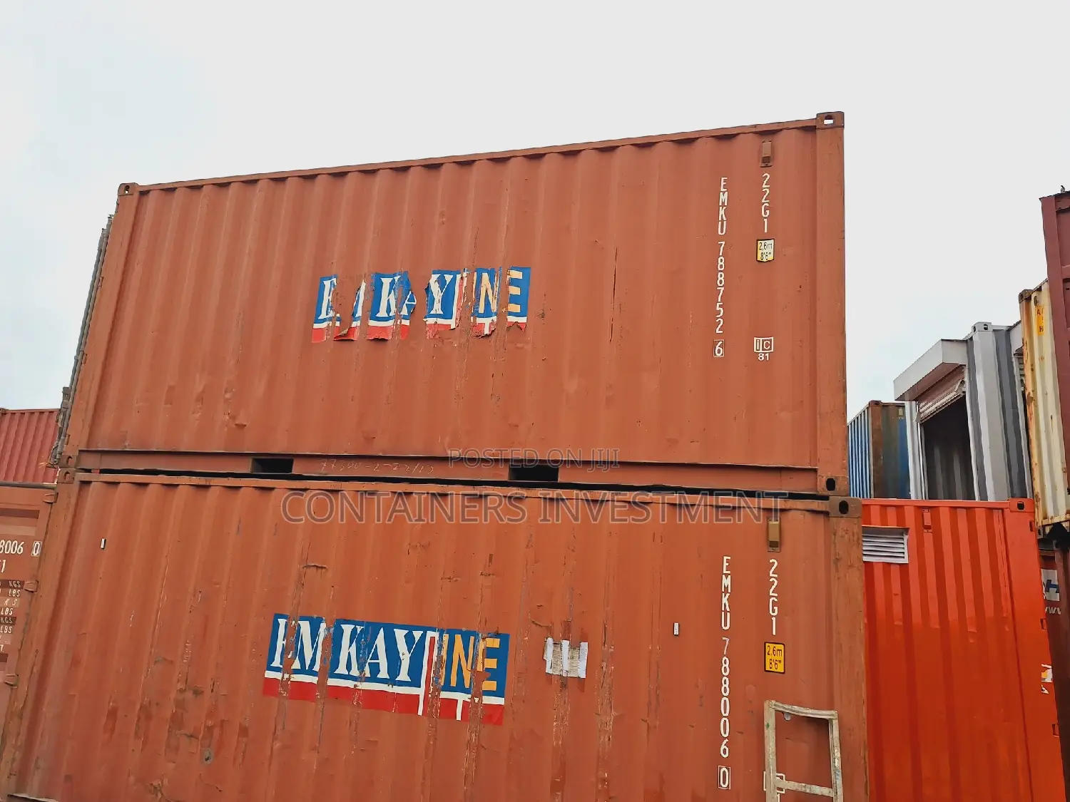 20ft Empty Containers- Afordable and Convinient.