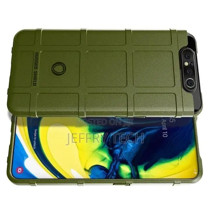 Samsung Galaxy A80 Case Rugged Shockproof Phone Case Cover -