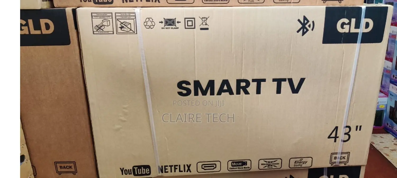 GLD 43 Inches Smart Android Flameless Tv With Bluetooth