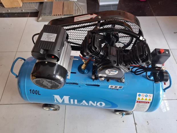 100 Liters Electric Air Compressor (Double Piston) - thumbnail 3