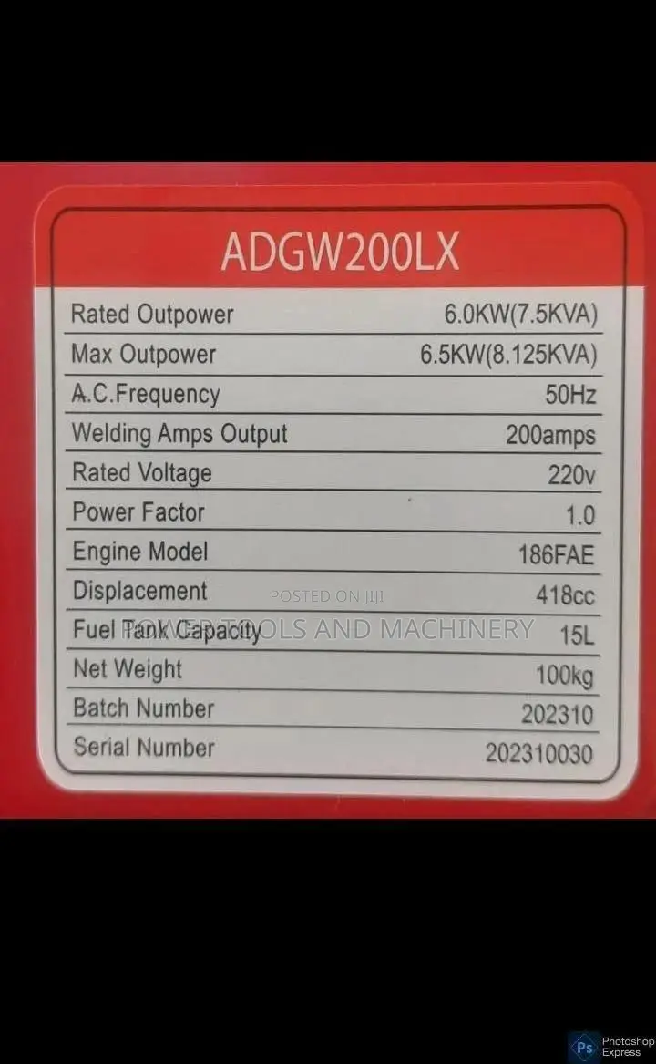 Aico Diesel Generator Welder