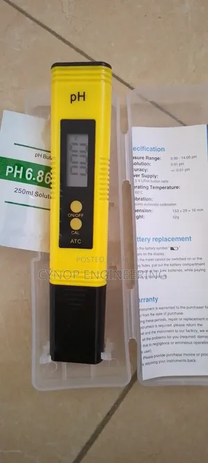 Ph Meter Tester Pen Digital Kit