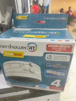 Enerbras Showerhead - 4t (Suitable for Normal, Borehole Salty Water)