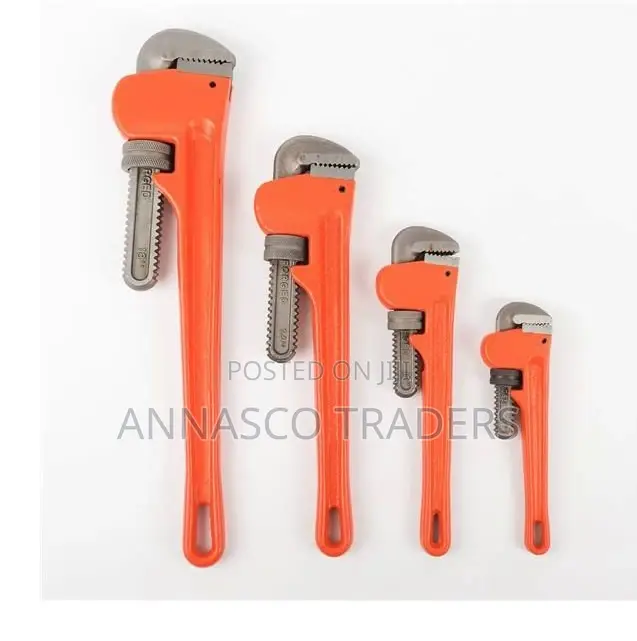 YDS Heavy Duty Pipe Wrench Adjustable Spanner 8"-24" 12"