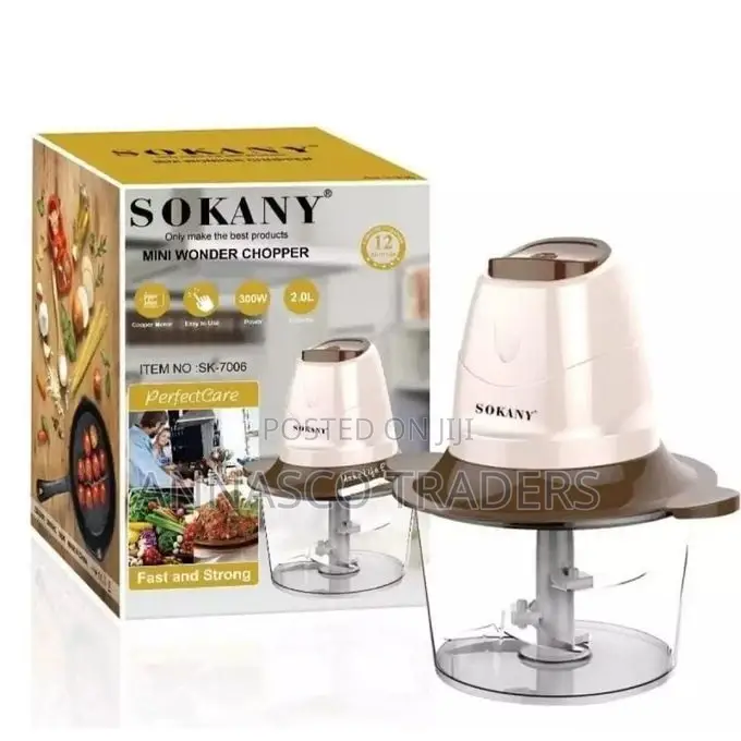 Sokany Food Chopper Grinder for Meat,Vegetables,Fruits and N