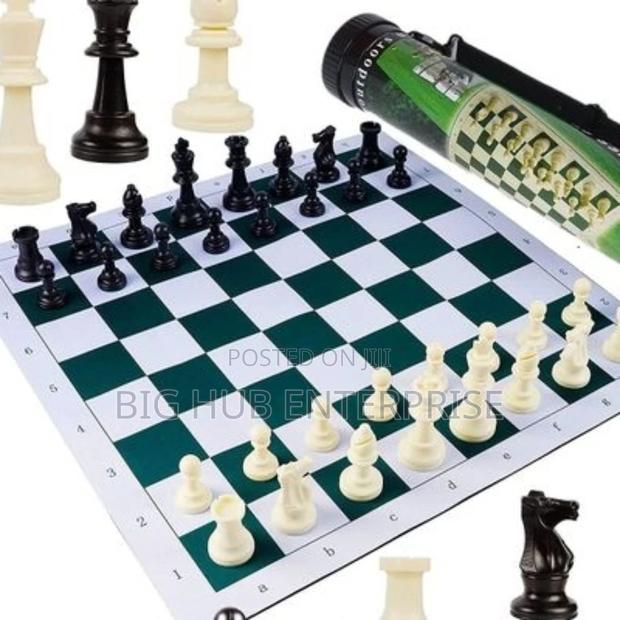 Portable Tournament Chess Board Game Mat