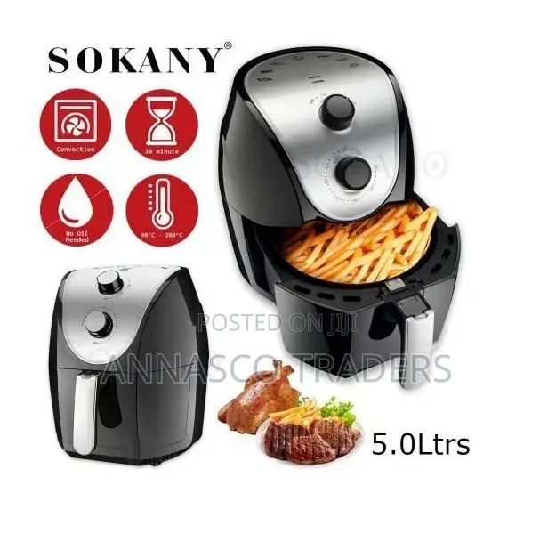 Sokany Eurochef Electric Air Fryer Oil Free Fryer 5 Litres