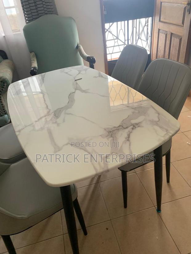 Impotent Modern Marble Dining Table 4 Seater - main view