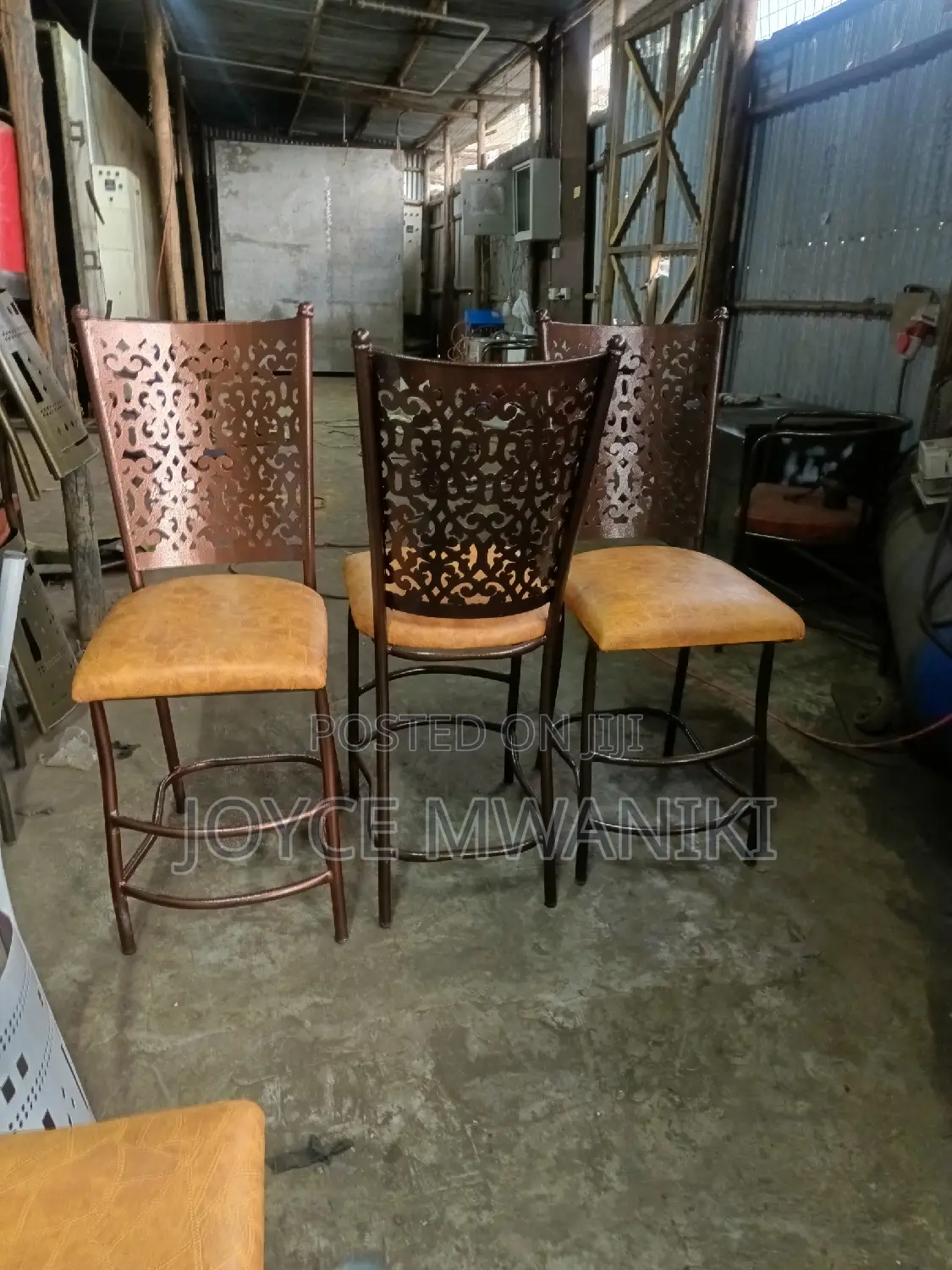 Restaurant Mabati Powder Coated Chairs.
