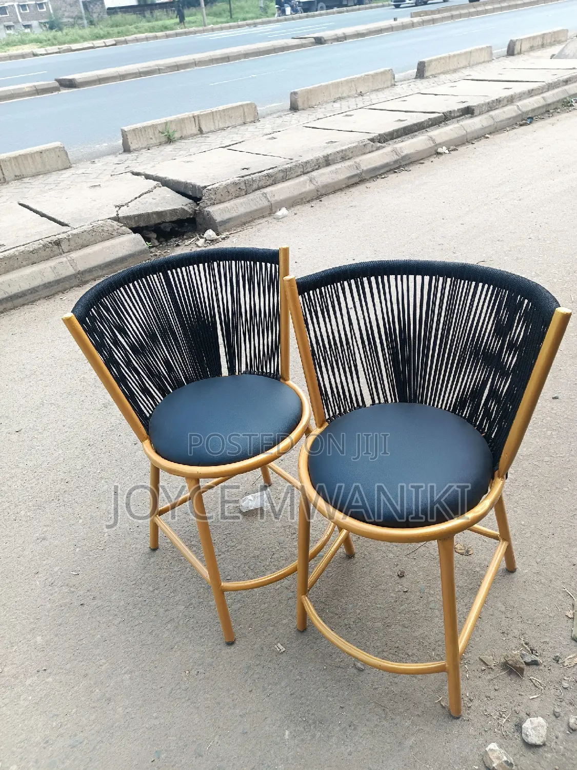 Restaurant Chairs, Unique Design Powder Coated 