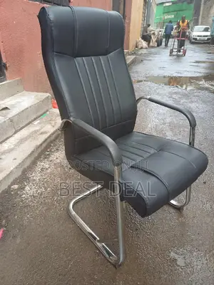 Leather Executive Waiting Rest Visitor Chair