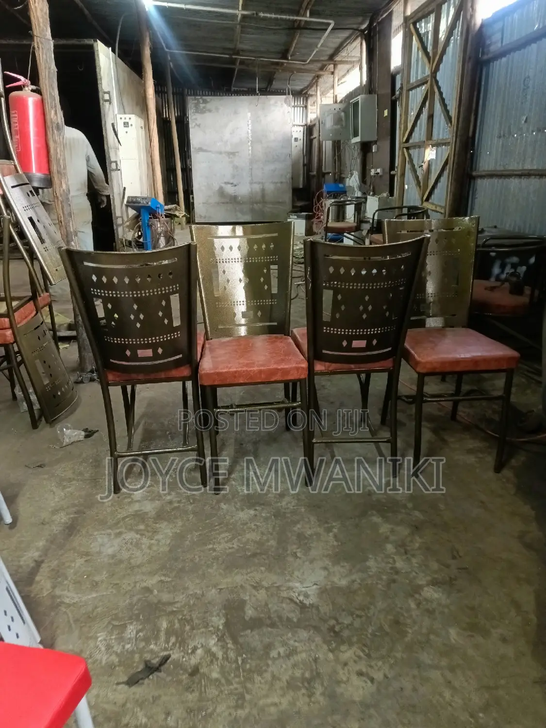 Restaurant Chairs, Powder Coated 