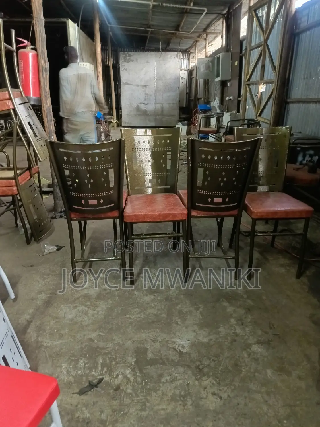Restaurant Chairs, Powder Coated 