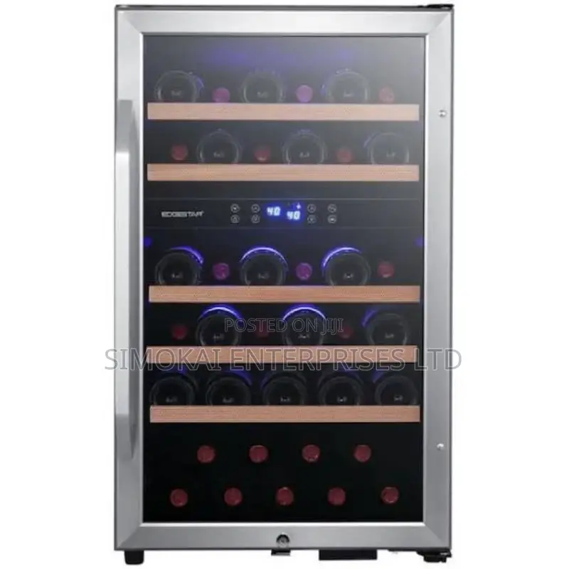 Freestandingwine Cooler With Dual Zone With LED Light