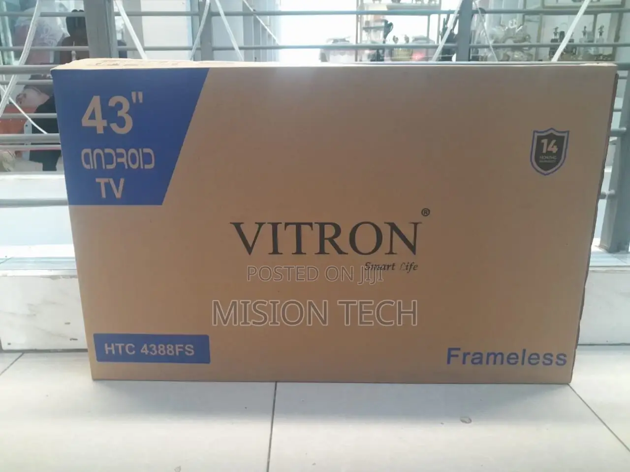Vitron 43′′ Frameless Smart Android Full Hd Tv – Bluetooth