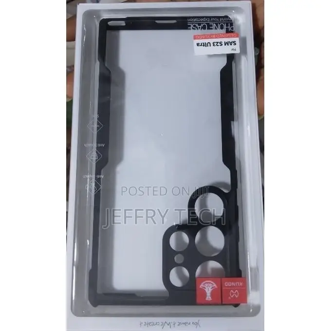 Xundo Transparent Back Case for Samsung Galaxy S23 Ultra
