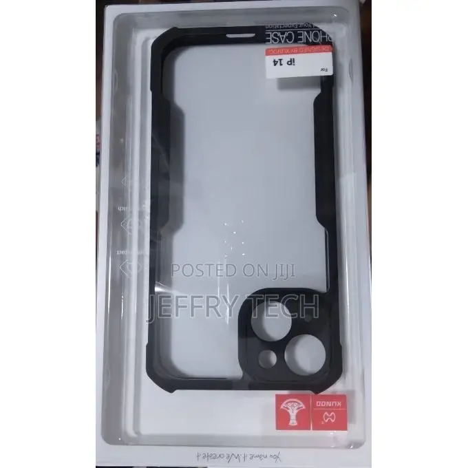 Xundo Transparent Back Case for iPhone 14