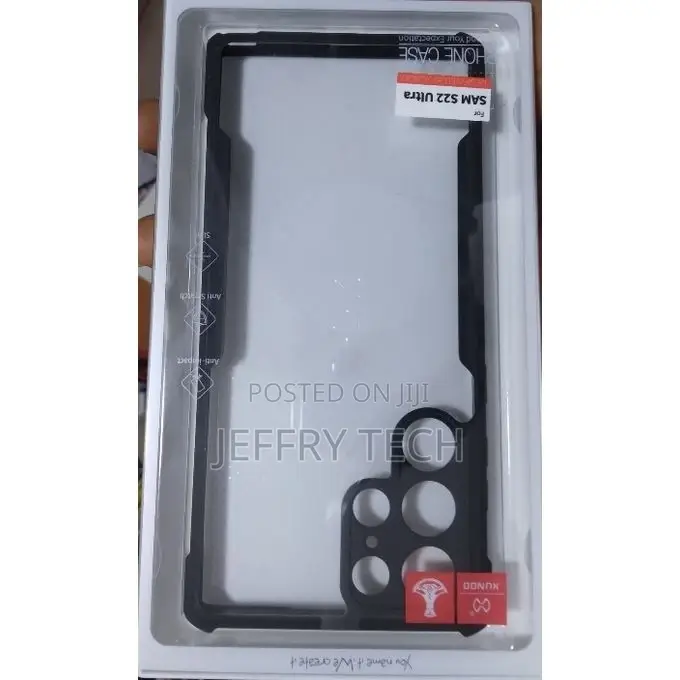 Xundo Transparent Back Case for Samsung Galaxy S22 Ultra
