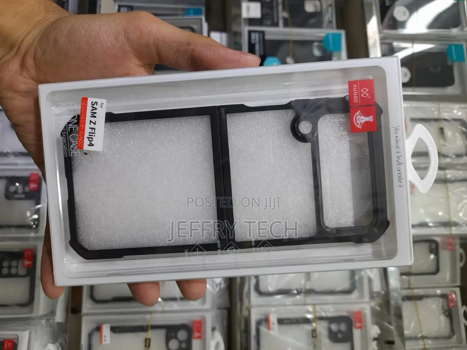 Samsung Galaxy Z Flip 4 , Xundd [Drop Tested] Transparent Ba