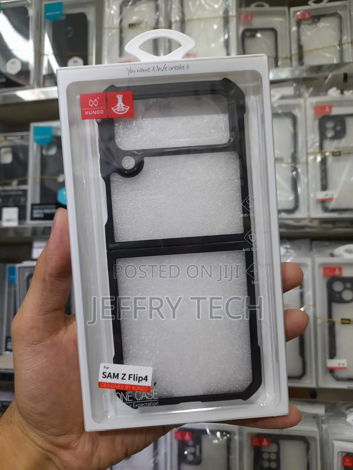 Samsung Galaxy Z Flip 4 , Xundd [Drop Tested] Transparent Ba