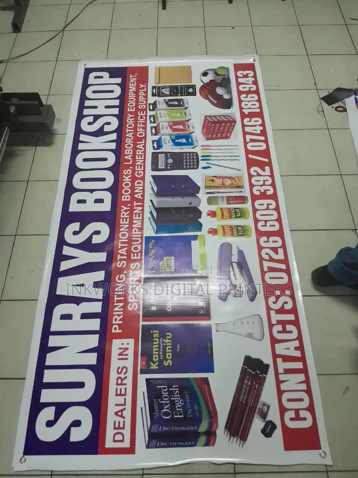 Bookshop Banner Printing