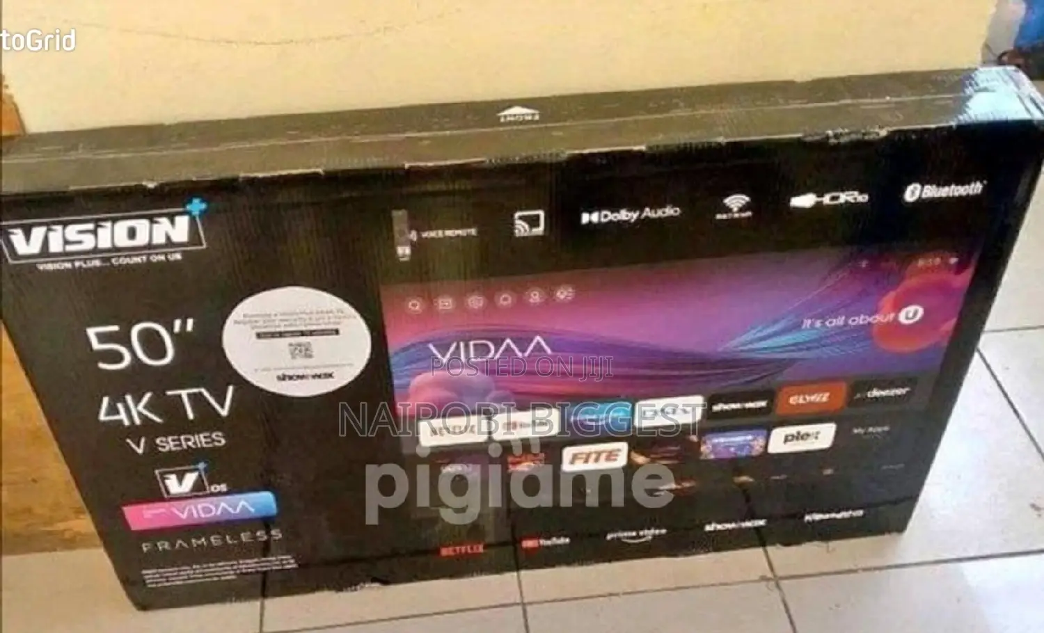 Vision 50" Frameless Vidaa Television