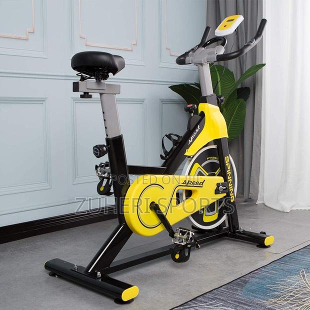 13kg Stationary Exercise Spinbike Heavyduty Cardio Equipment