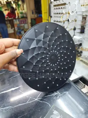 Black Round Shower Head