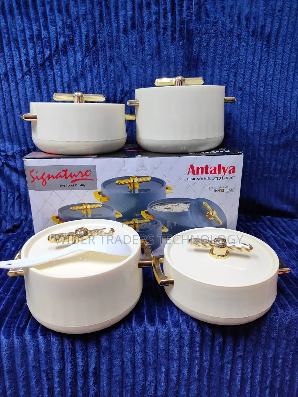 4pcs Antalya Insulated Hotpot Colours