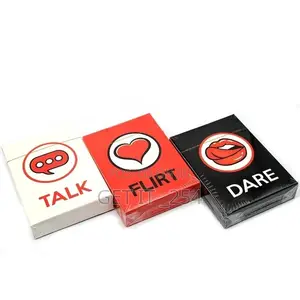 Talk Flirt Dare Game Card