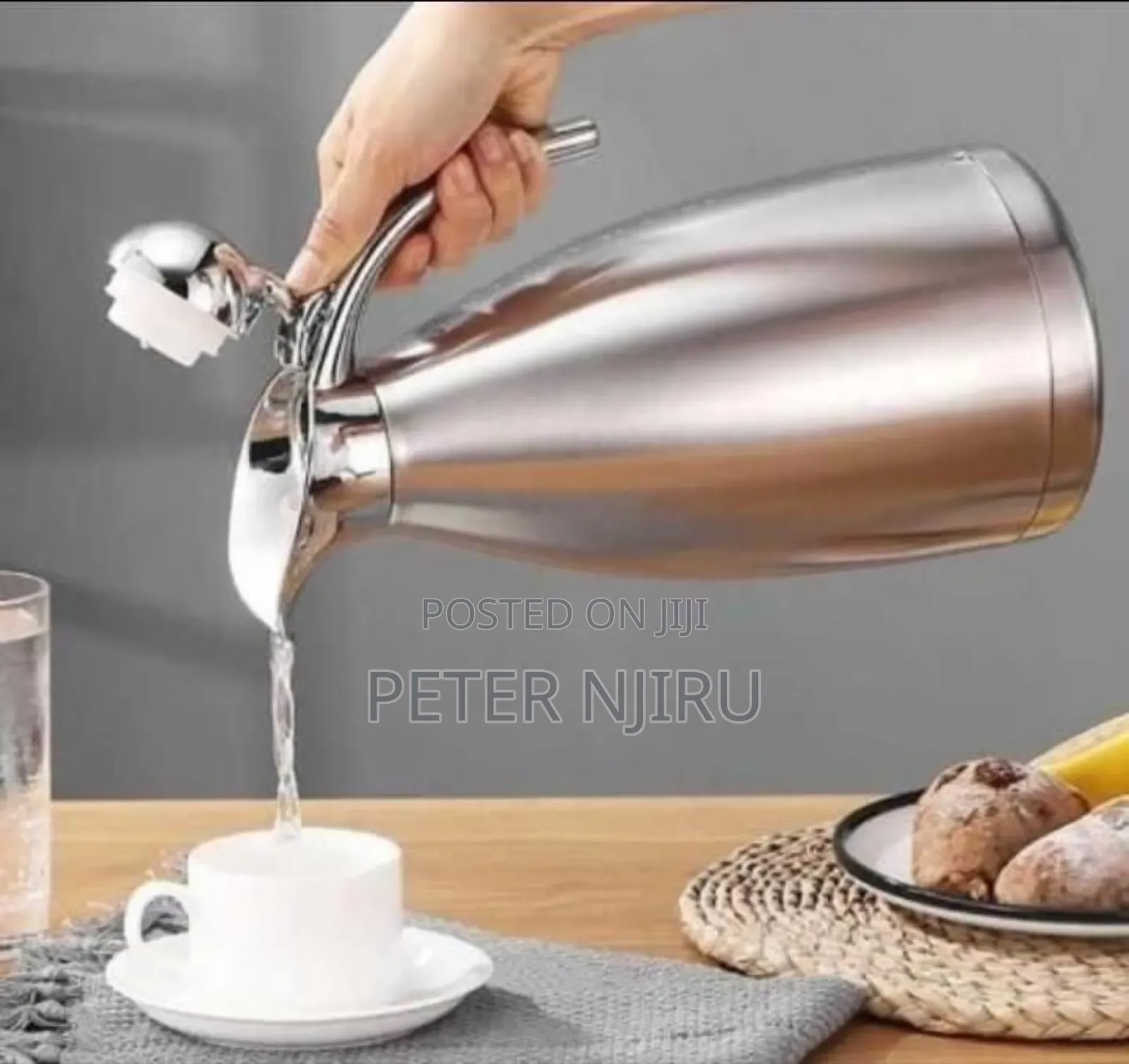 2L Vacuum Flask Peacock