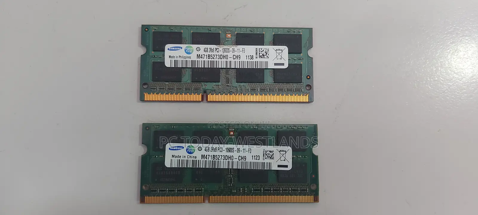 Samsung 2x 4GB DDR3-1333 SODIMM PC3-10600S Dual Rank Module