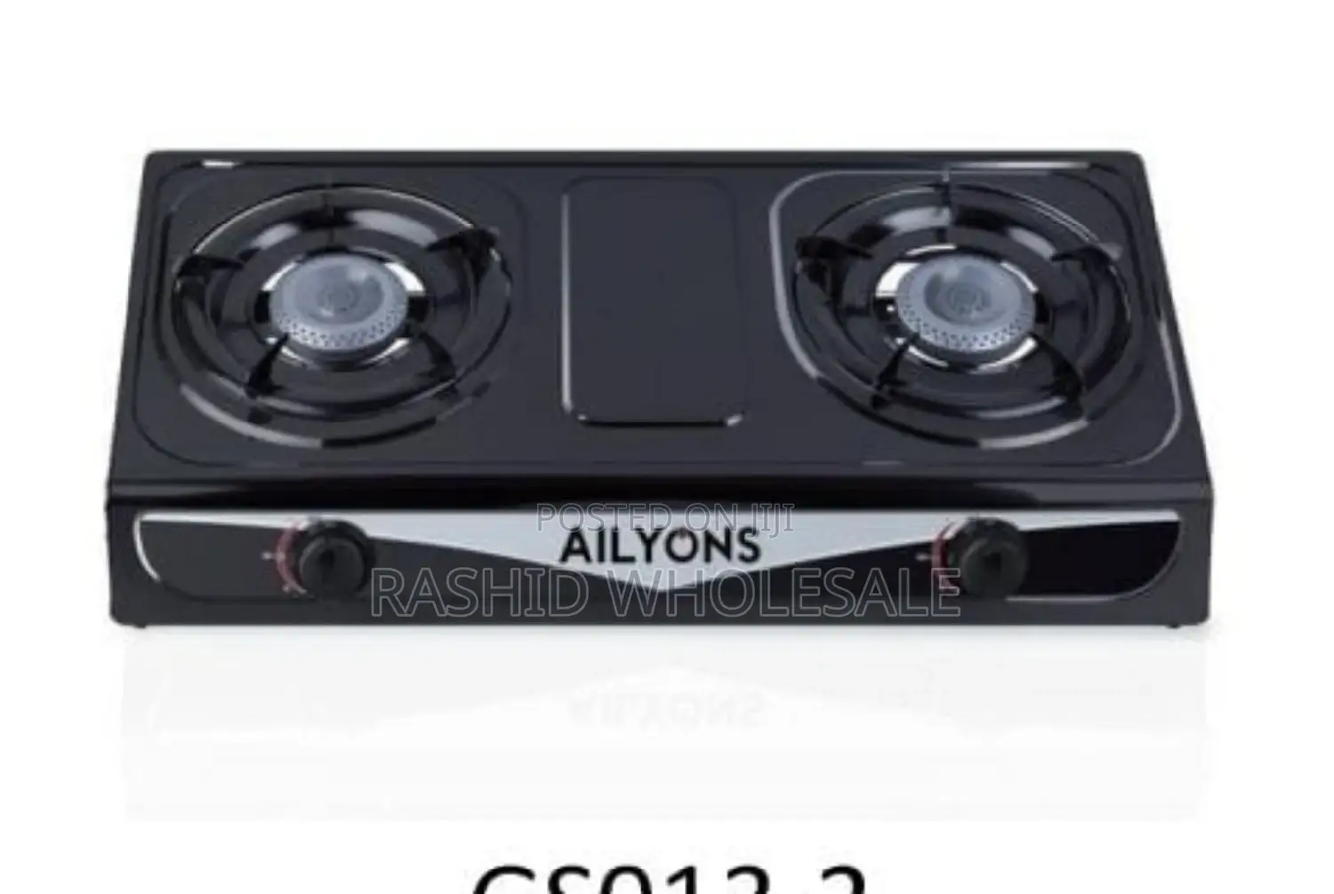 Cooker Table Top, 2 Burner Stainless Steel
