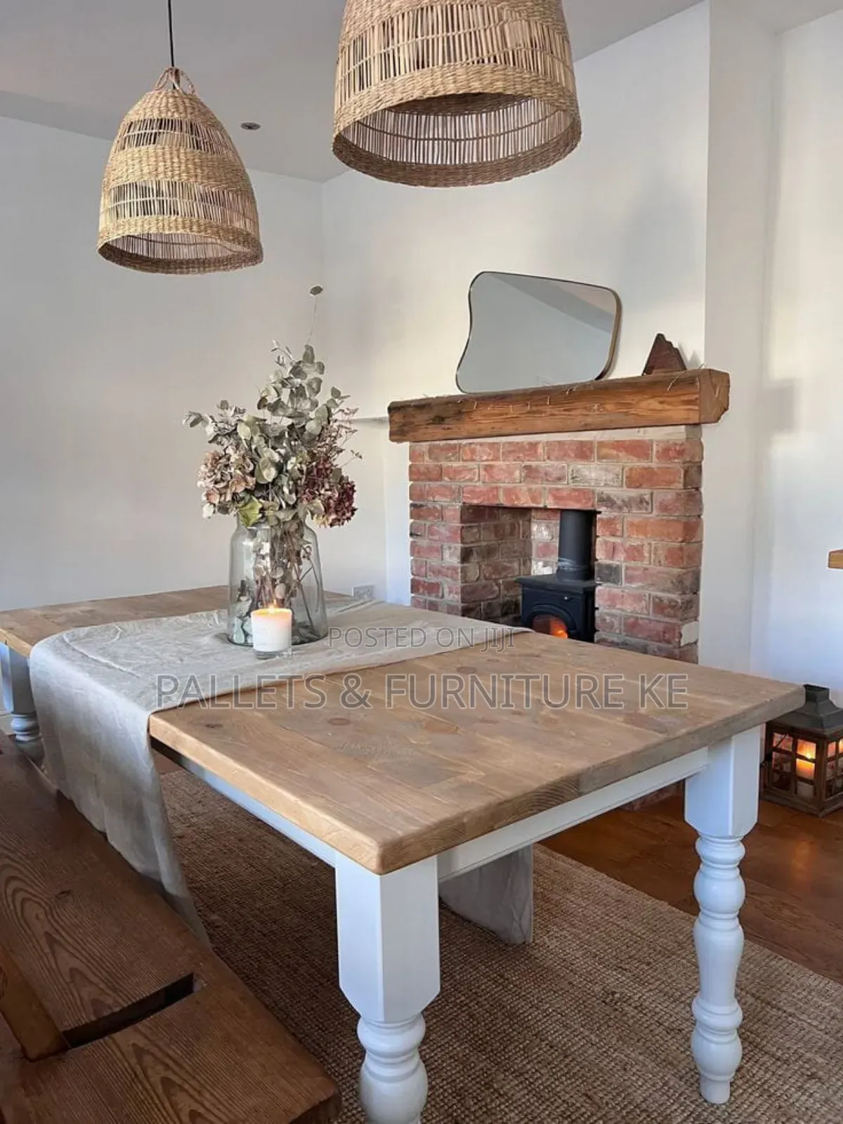 Ivory Blaze Dining Table 088