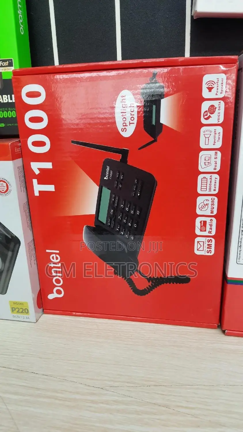 New Bontel GSM Fixed Wireless Desktop Phone (Dual Sim Slot)