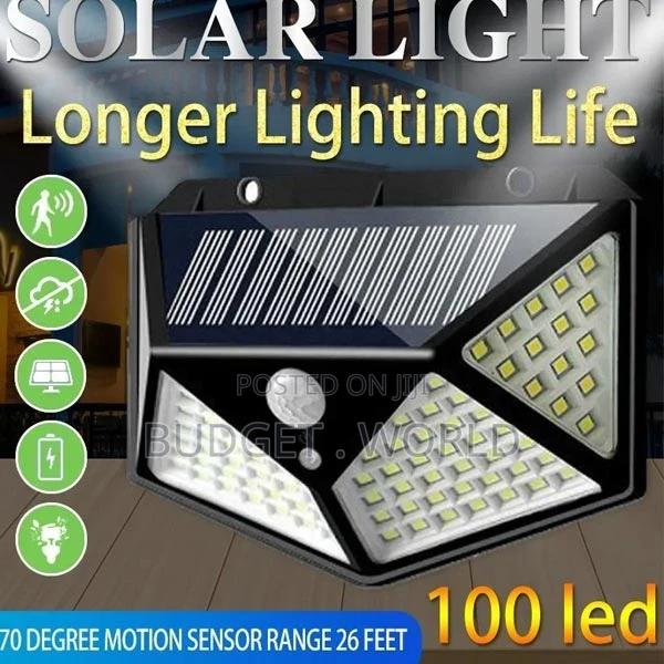 100xled Solar Wall Light.Waterproof Ip65 Easy Installation - main view