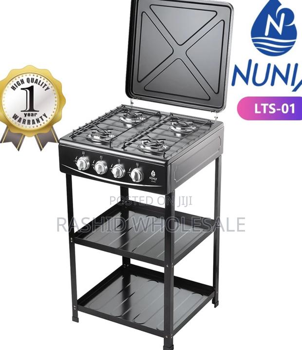 4 Burner Standing Cooker With Shelves
