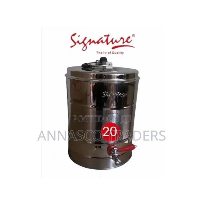 Signature Stainless Steel Double Wall Tea Urn Non Electric 2